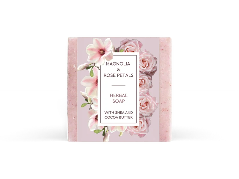 Refan Bylinné mýdlo"Magnolia and Rose Petals" 120g